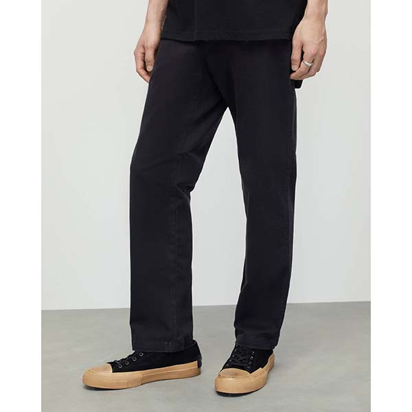 Allsaints Australia Mens Verne Slim Chino Pants Black AU13-562